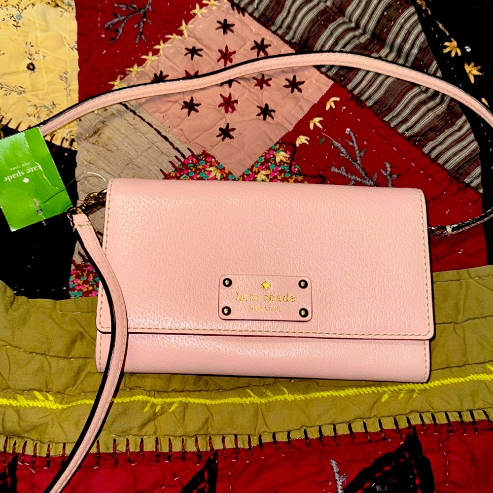 Kate Spade New York pink blush new with tags crossbody purse